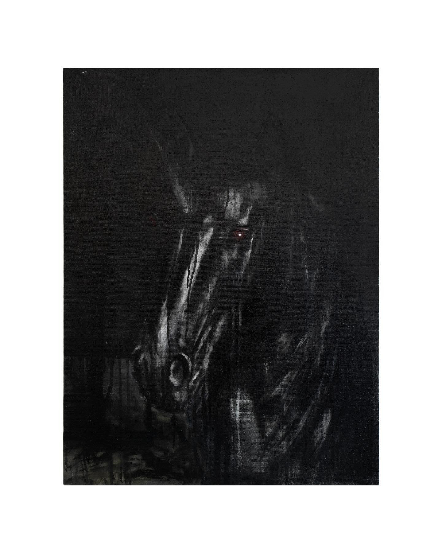 12 DAYS OF ACADEMY CHRISTMAS 🌟 Today we are highlighting our Academy 2025 artist Max Grote @maxgrote_ from the Hochschule f&uuml;r bildende K&uuml;nste Hamburg @hfbkhamburg 

Details:
o.T. (Einhorn 1), 2024
OIl on linen 
80 x 60 cm

🔗 Link to shop 