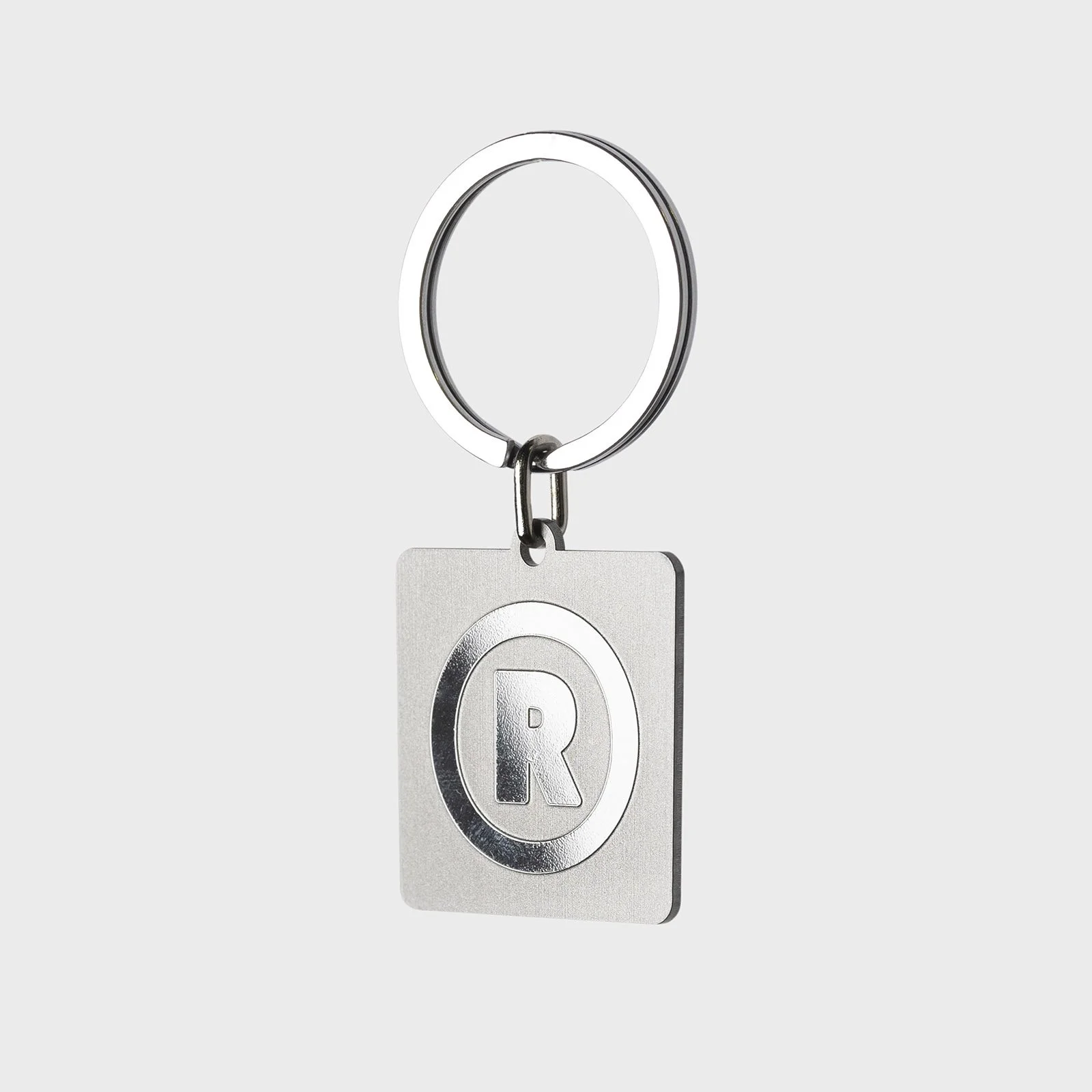 FindR QR Code Keychain Square back