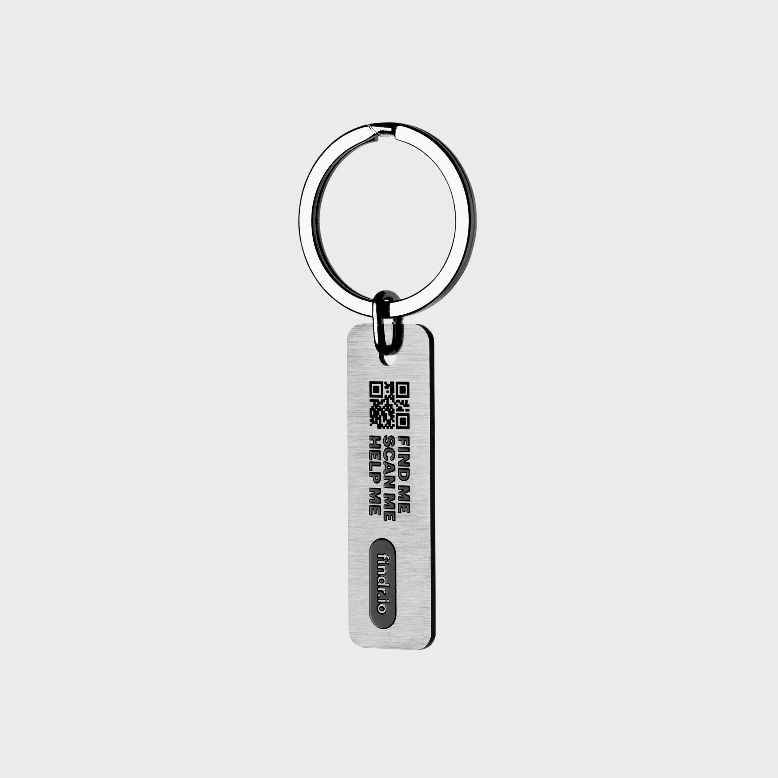 FindR QR Code Keychain Rectangle front