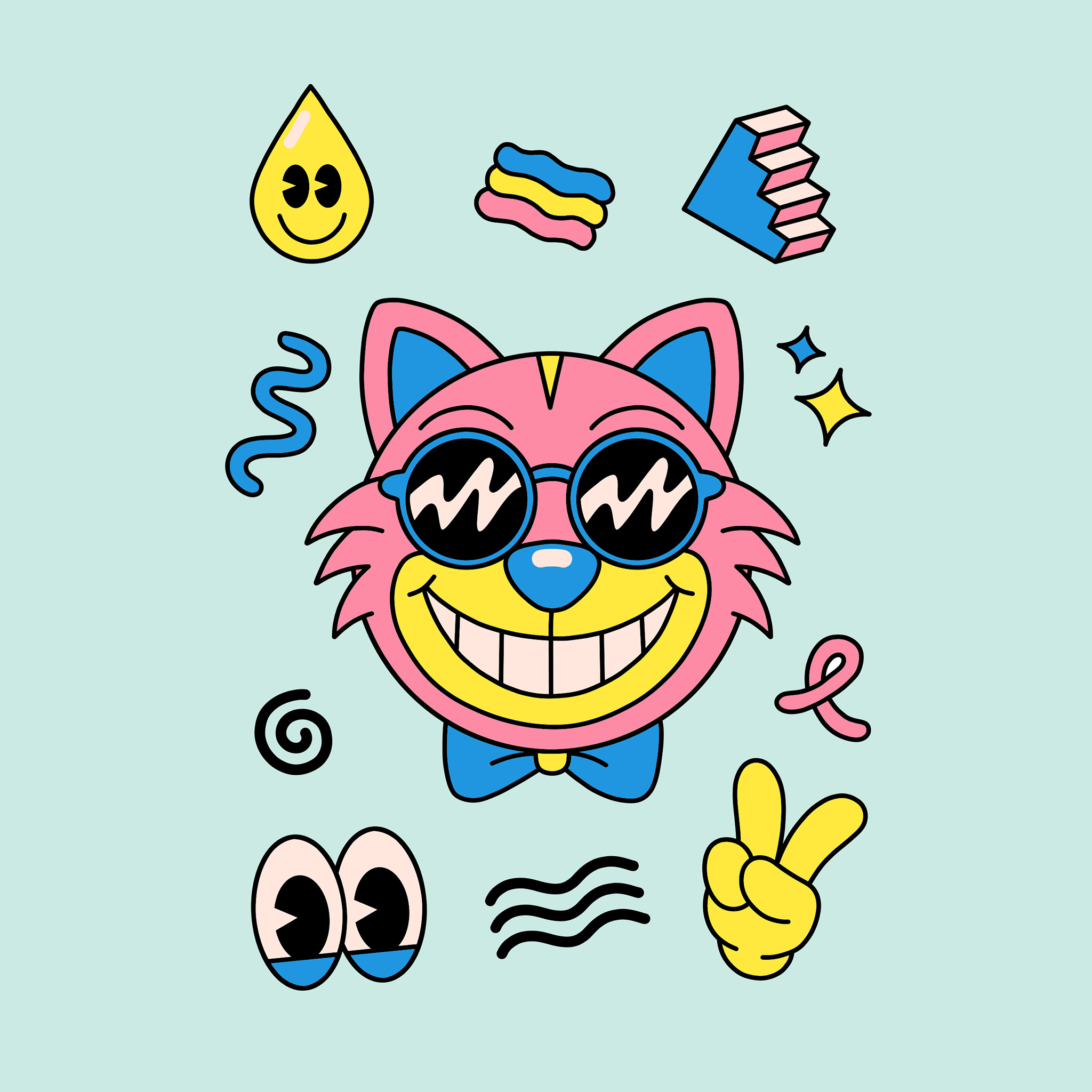 FindR QR Code Sticker Artist Limited Edition Yeye Weller NFT