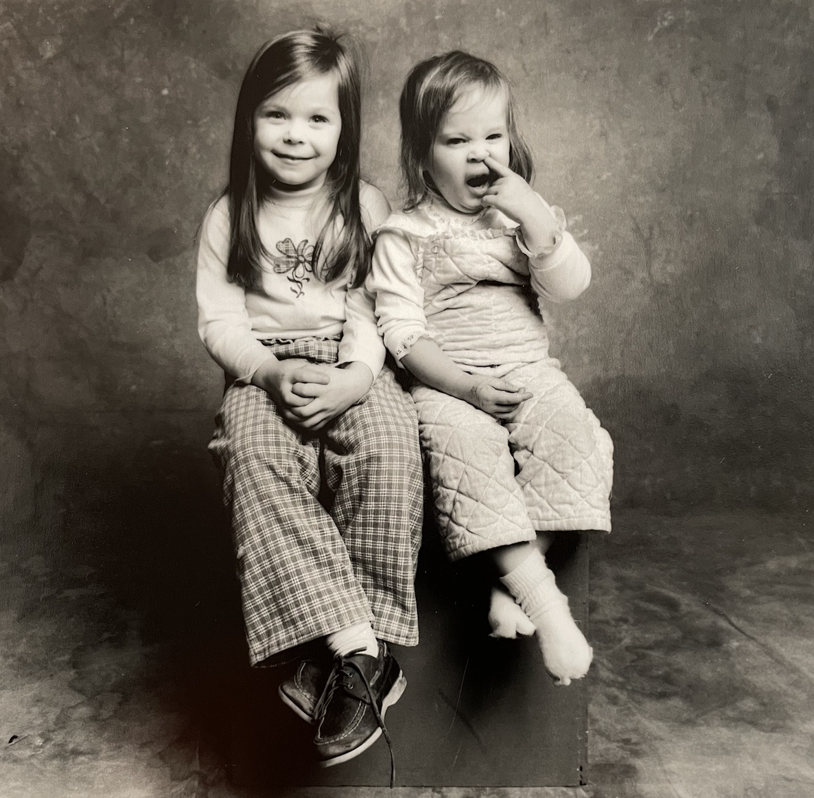 The White sisters, Megan and Emily