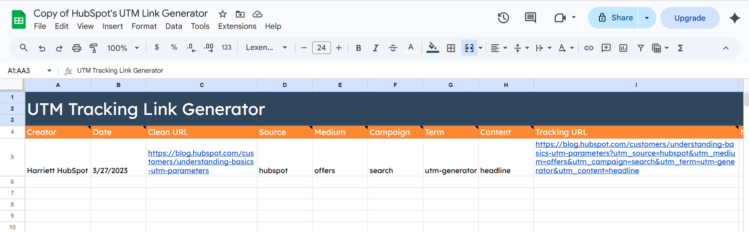 Best UTM Spreadsheet Templates: Build & Track for Free — Link ...