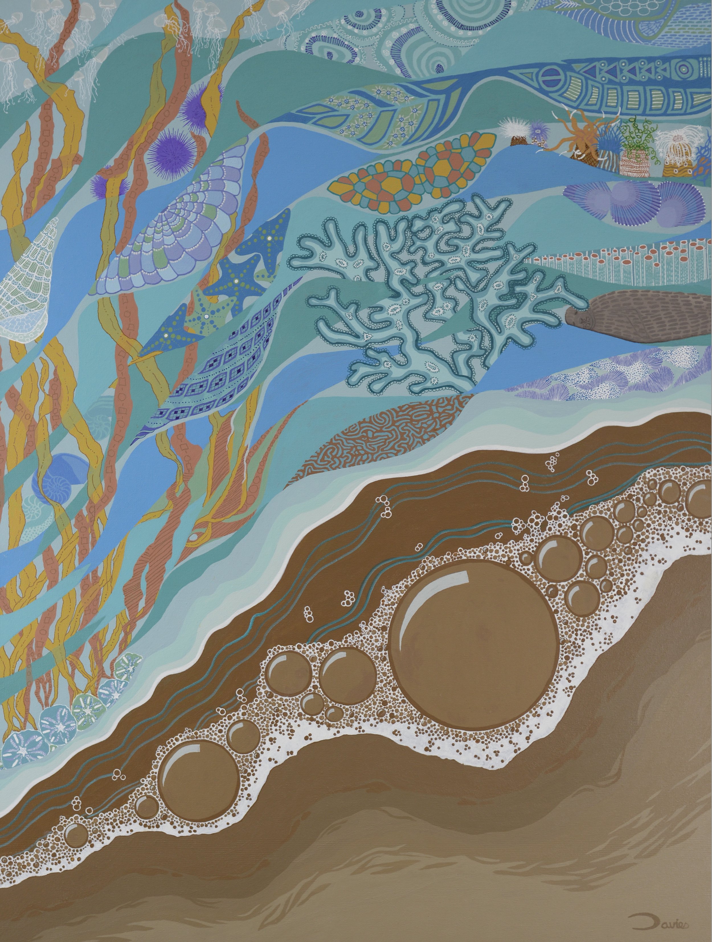 Sea Stories | Acrylic on canvas, 30x40 