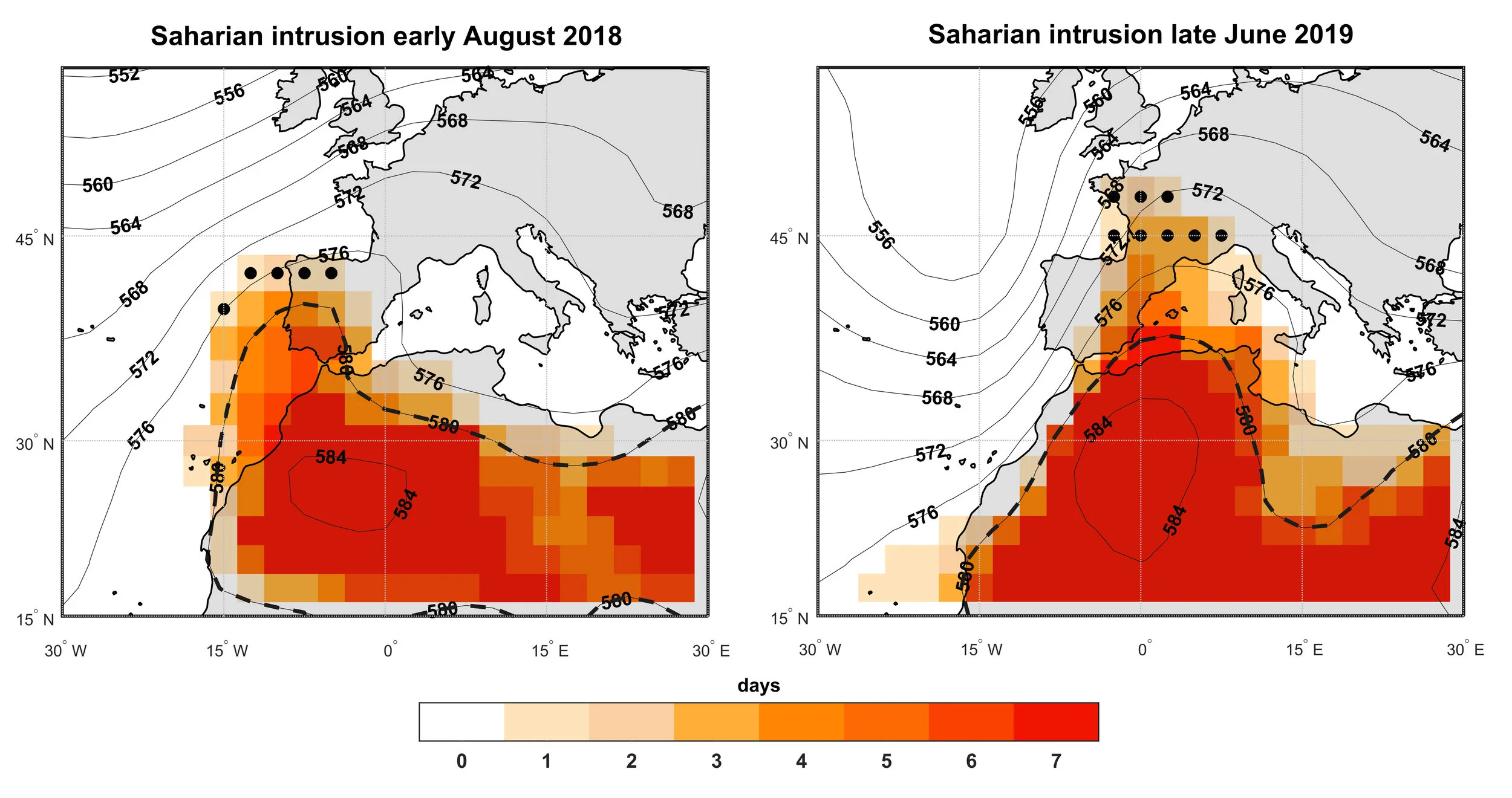 Saharan air intrusions as a relevant mechanism for Iberian heatwaves