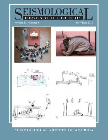 Article of IDL researchers is the cover of Seismological Research Letters