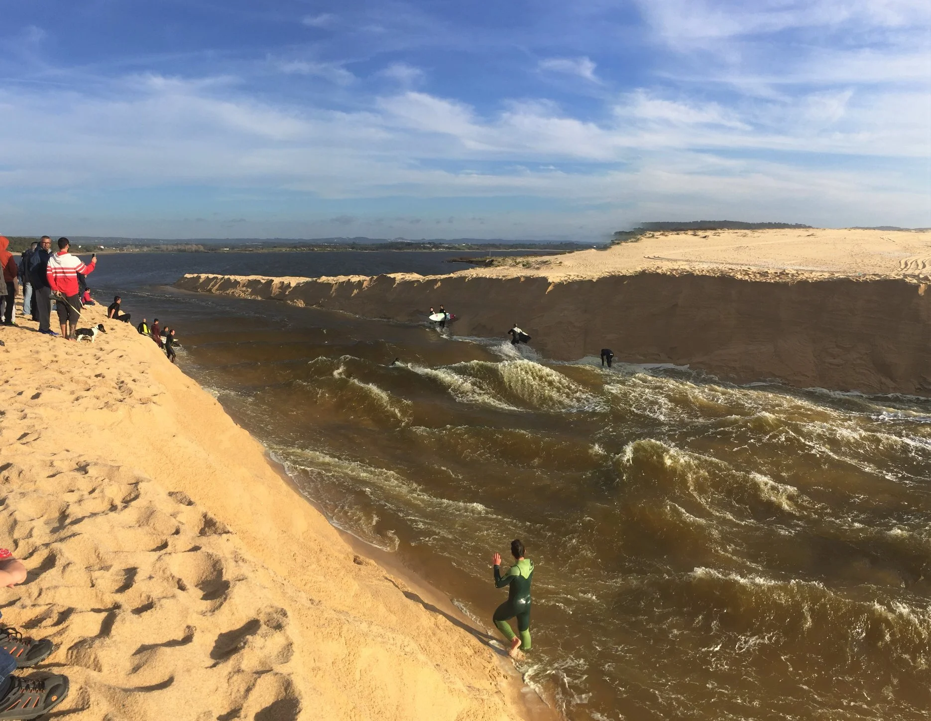 IDL researchers at Lagoa de Santo André