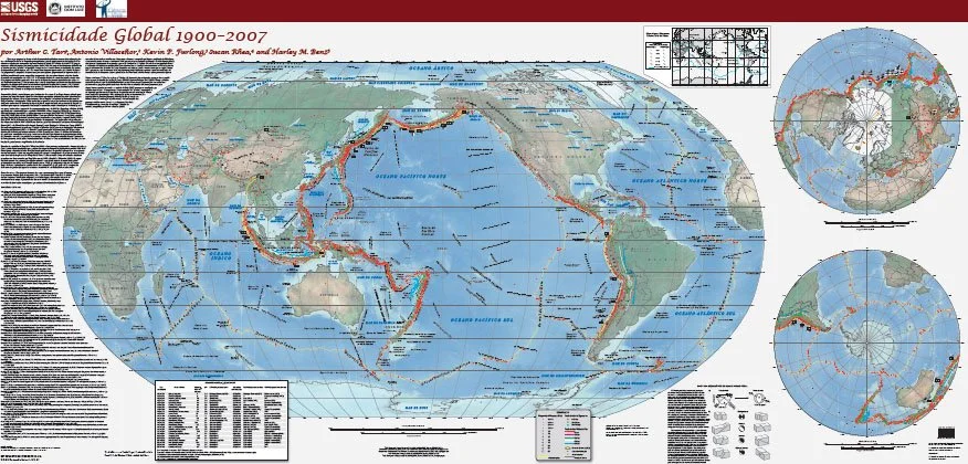 Sismicidade global – póster