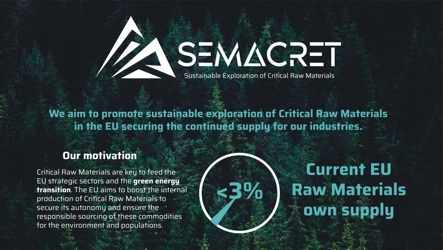 Project SEMACTRET: Sustainable exploration for green transition (critical) raw materials in the EU