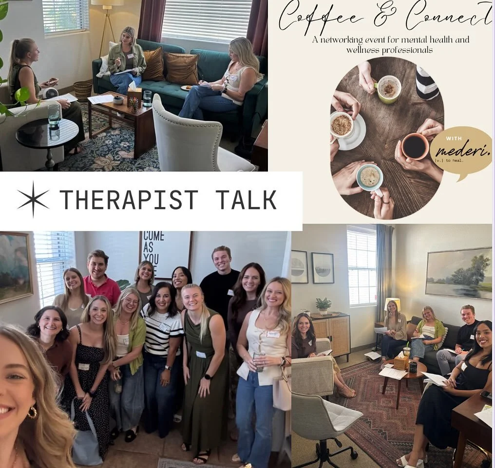 Coffee, conversation, and connection ☕️✨

Today&rsquo;s Coffee &amp; Connect brought together an incredible group of therapists for meaningful dialogue, encouragement, and collaboration. Each space focused on a different theme &mdash; from Self of th
