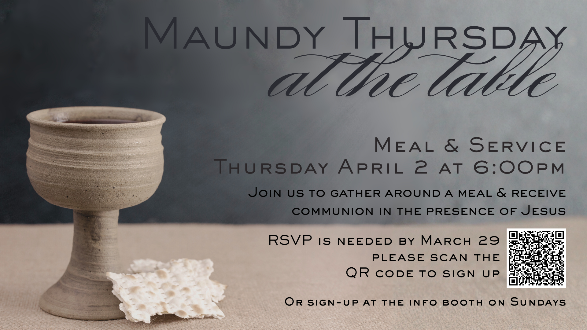 Maundy Thursday Service