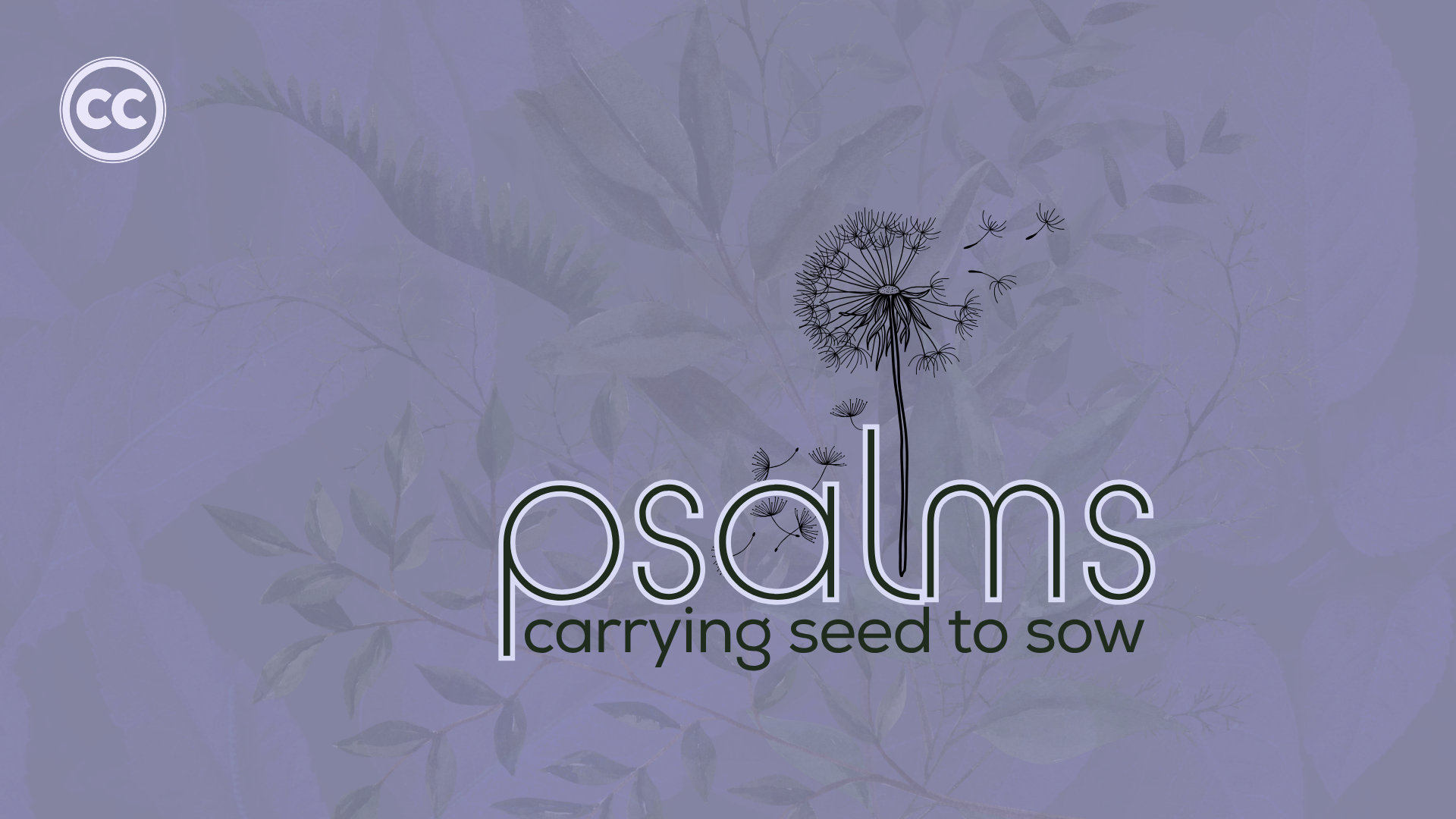 Psalms: Carrying Seed to Sow 9/13/26