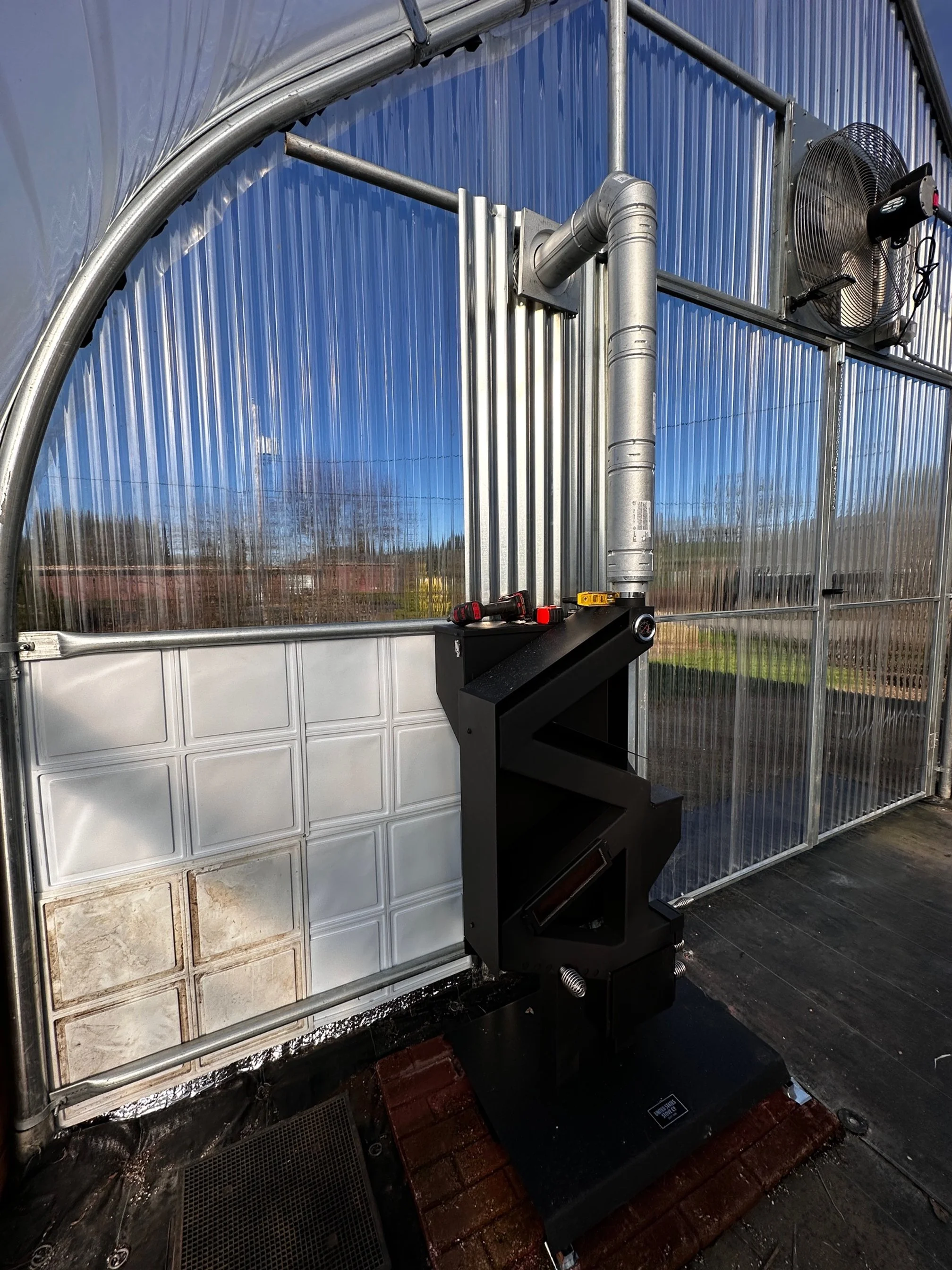 The "Eco Radiator" using the 70 deg. PCM tiles