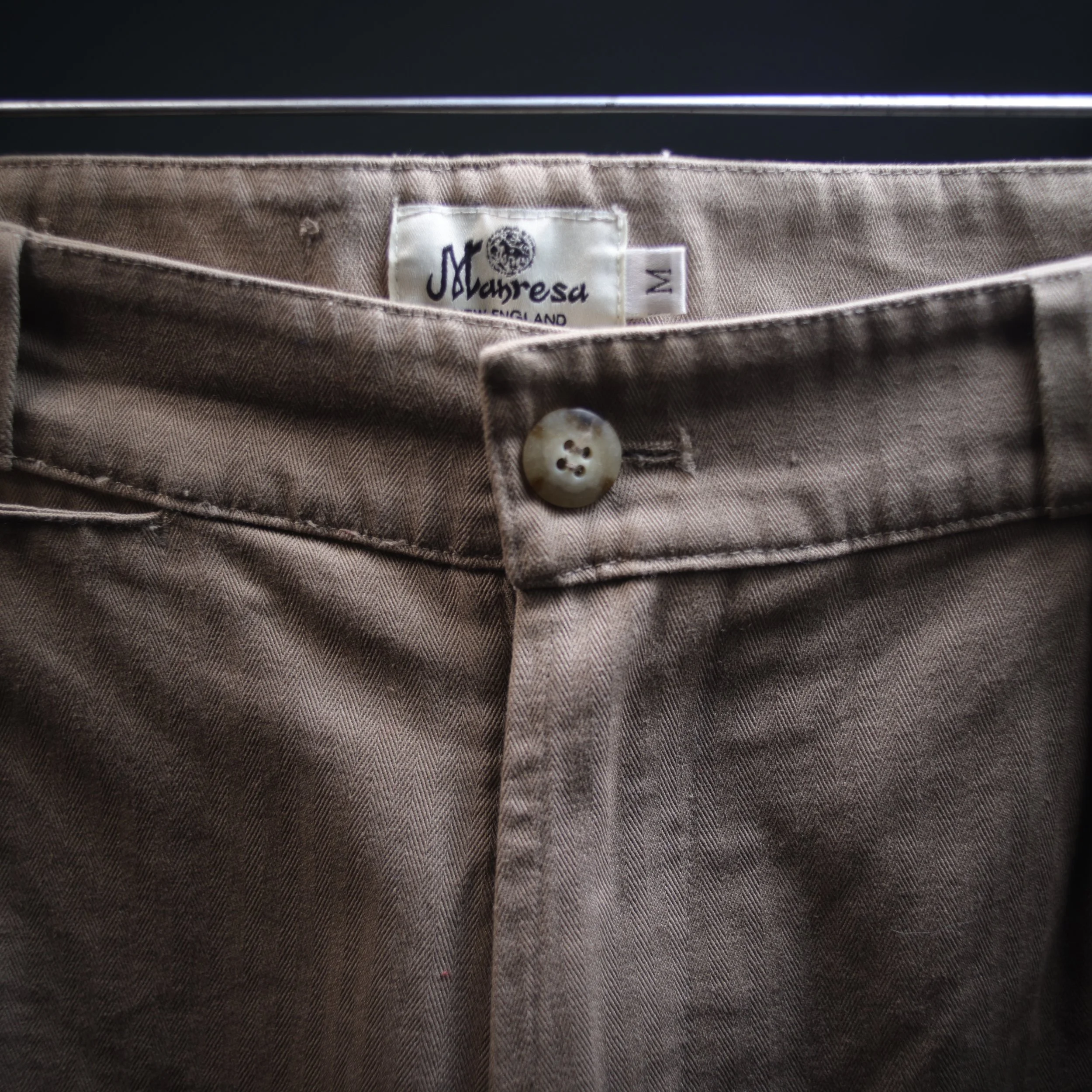 HERRINGBONE DOUBLE KNEE PANTS