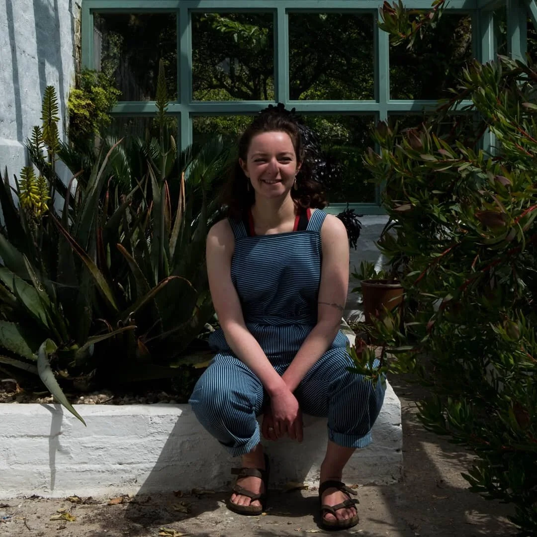 I made my whole outfit (even my pants! It's so nice to have time to sew in a way I haven't for years. I am in love with my @mademywardrobe greta dungerees and josie bra and pants. Also thanks to @ani.lou for taking photos of me and making me feel blo