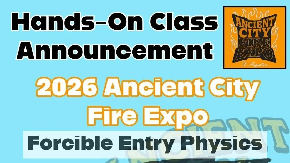 Forcible Entry Physics @ Ancient City Fire Conference