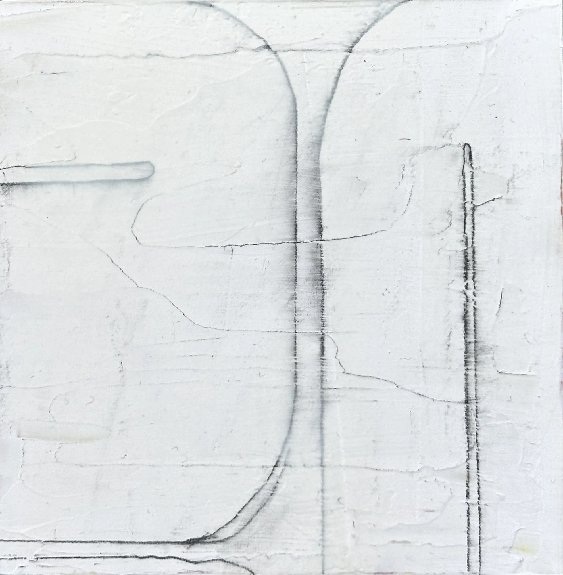 Ash II, 2026 | 6x6 inches, charcoal on cradled panel, $200