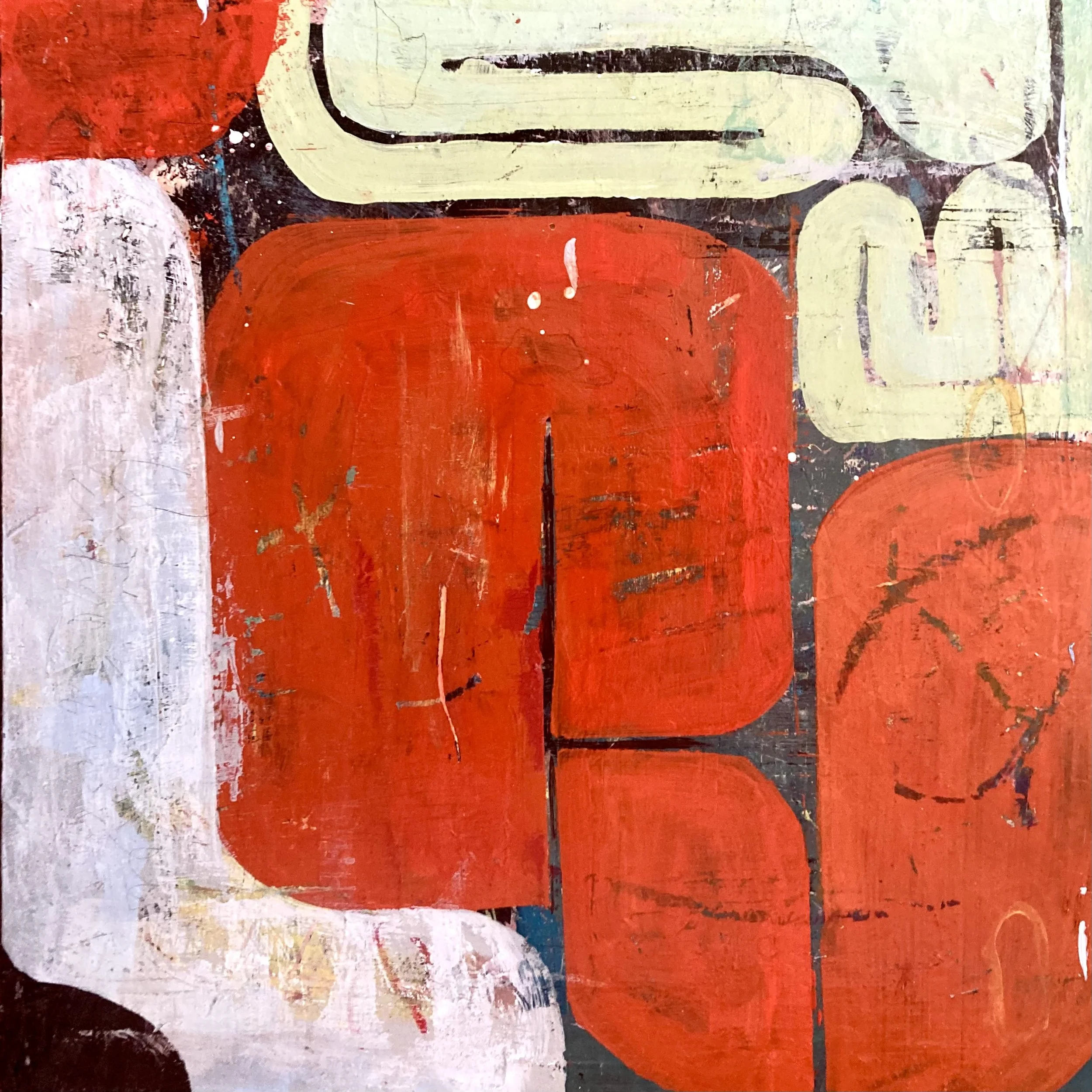 **SOLD** Mad Men | 
12x12 mixed media painting on birch panel