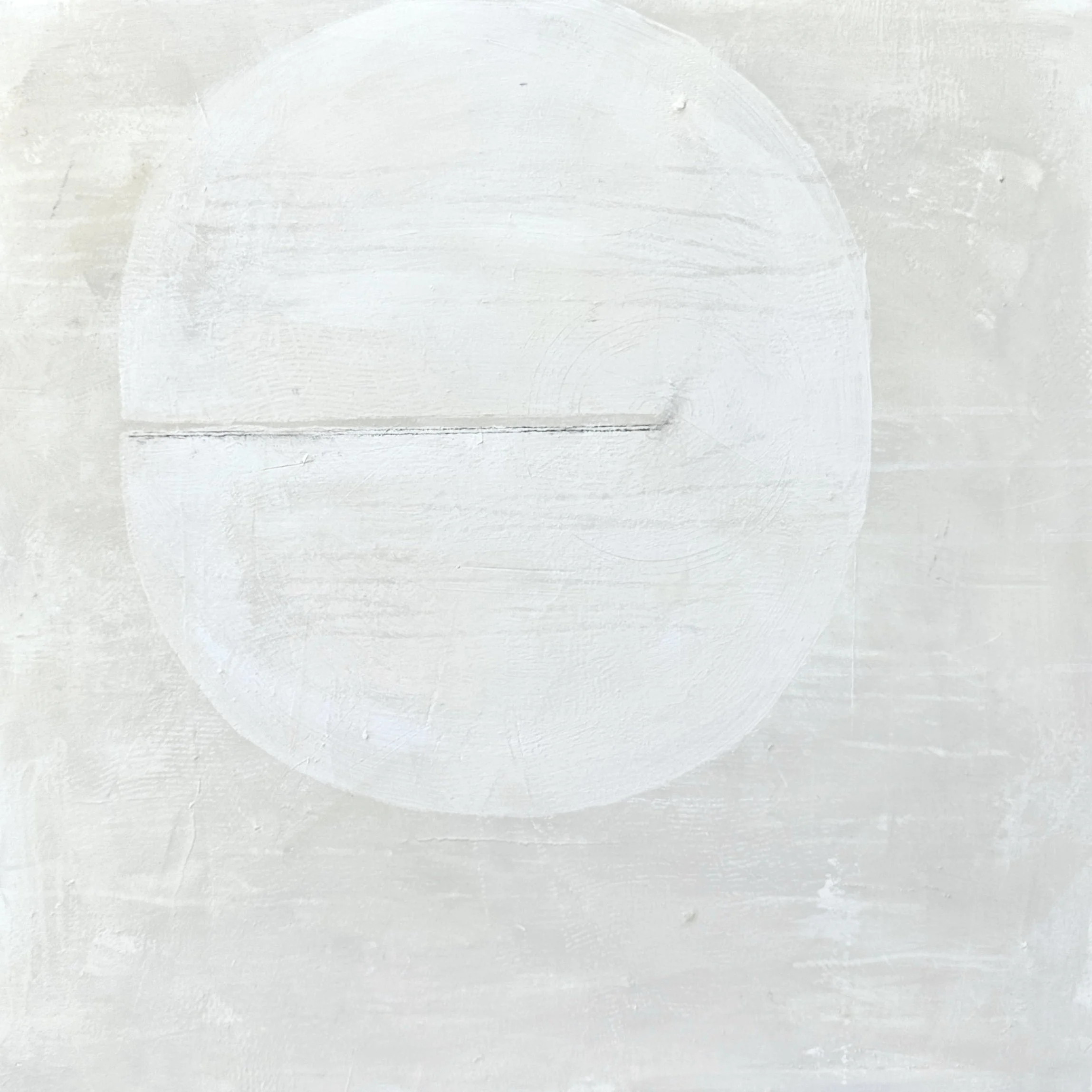 Boll, 2026 | 24x24 inches, acrylic and charcoal on birch panel, $1400