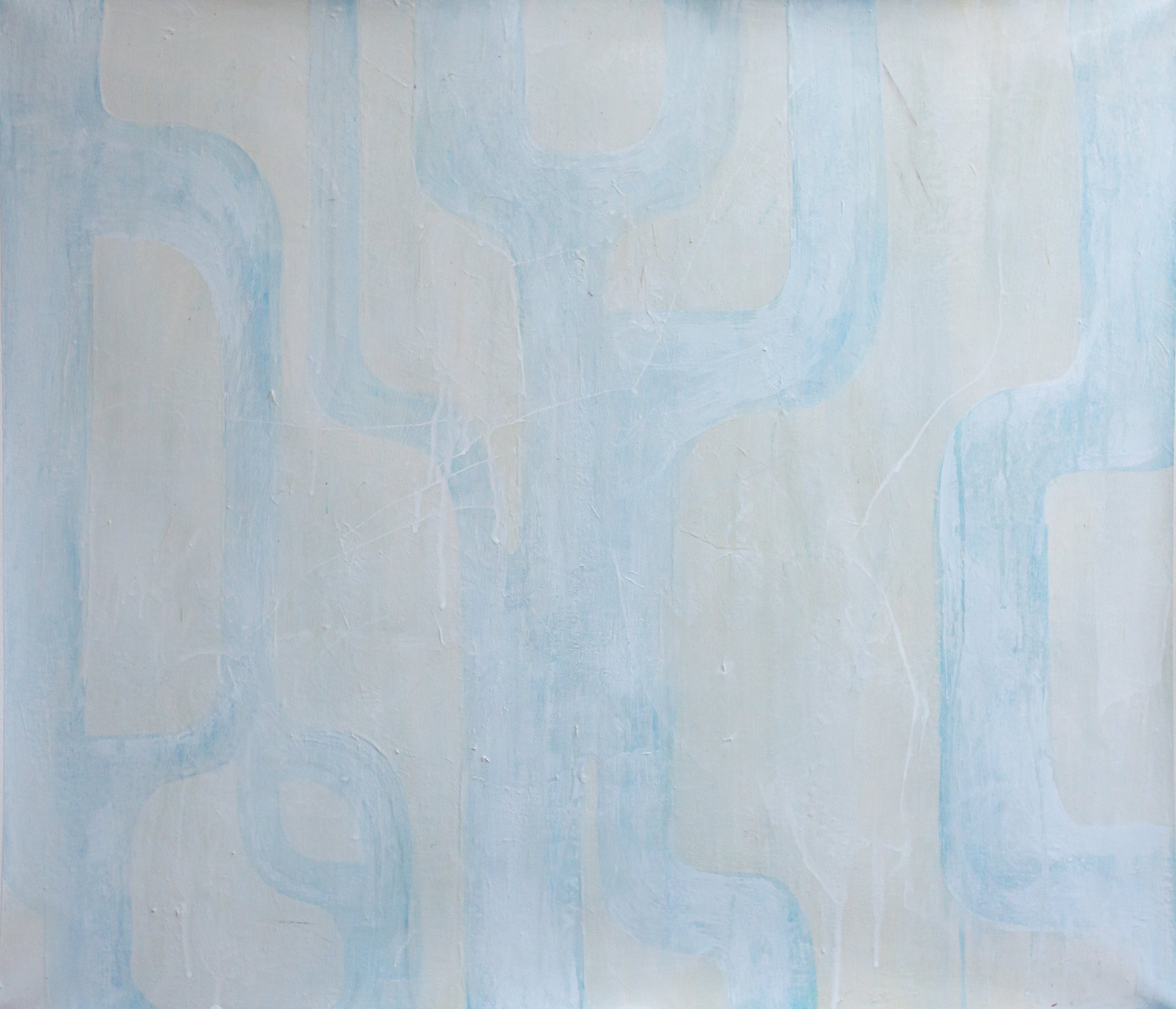 Melt, 2025 | 26x30 inches, acrylic on canvas, $1400