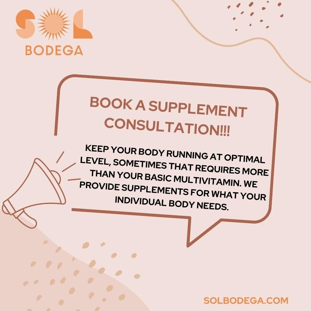 What the body needs sometimes exceeds what the basic multivitamins can do. Vitamin and supplement needs change based on age, weigh, body condition, infection, illness, cancer etc. We provide consultation and comprehensive recommendations  and/or prov