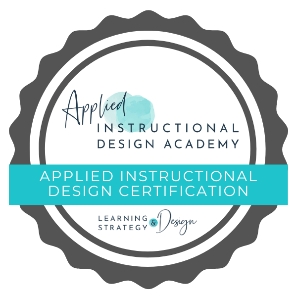 Applied Instructional Design Certification