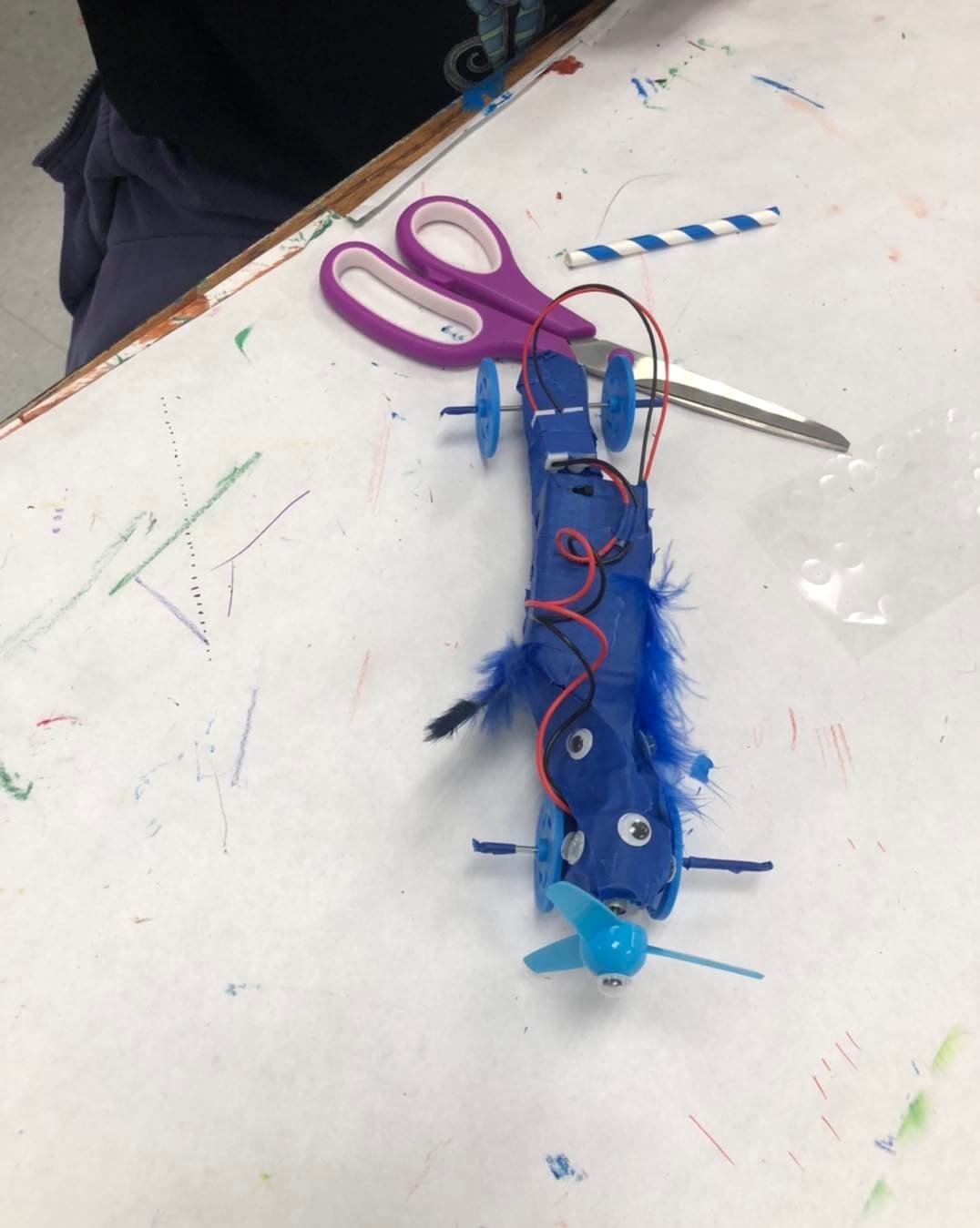 motors and gears project for elementary kids