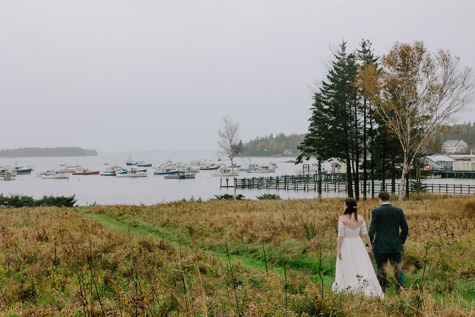 A Fall Camden Maine Destination Wedding - Bride and Groom Portraits - Destination Wedding Photographer (24).jpg