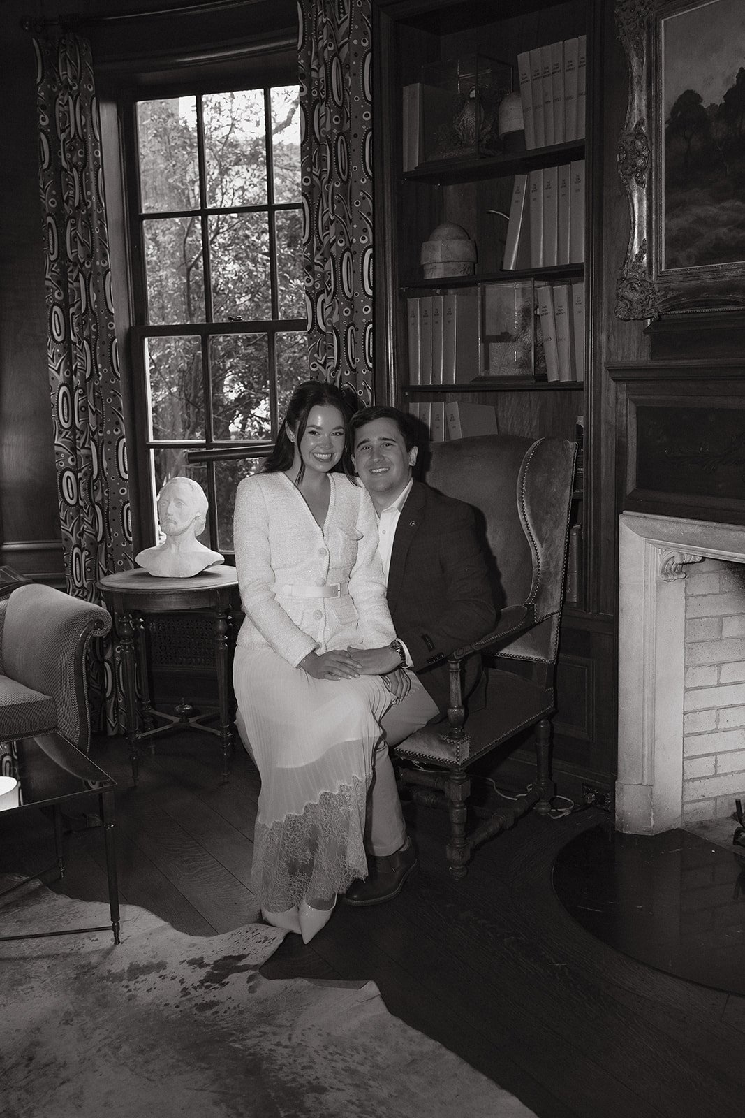 Elegant Austin Engagement Photos at The Commodore Perry - Texas Wedding Photographer (22).jpg