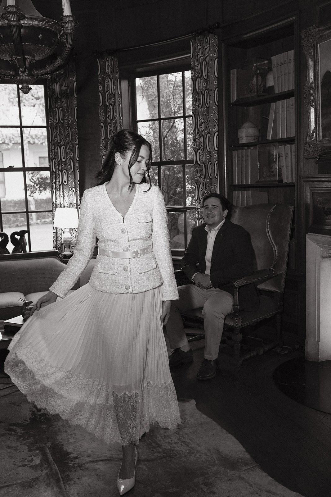 Elegant Austin Engagement Photos at The Commodore Perry - Texas Wedding Photographer (27).jpg