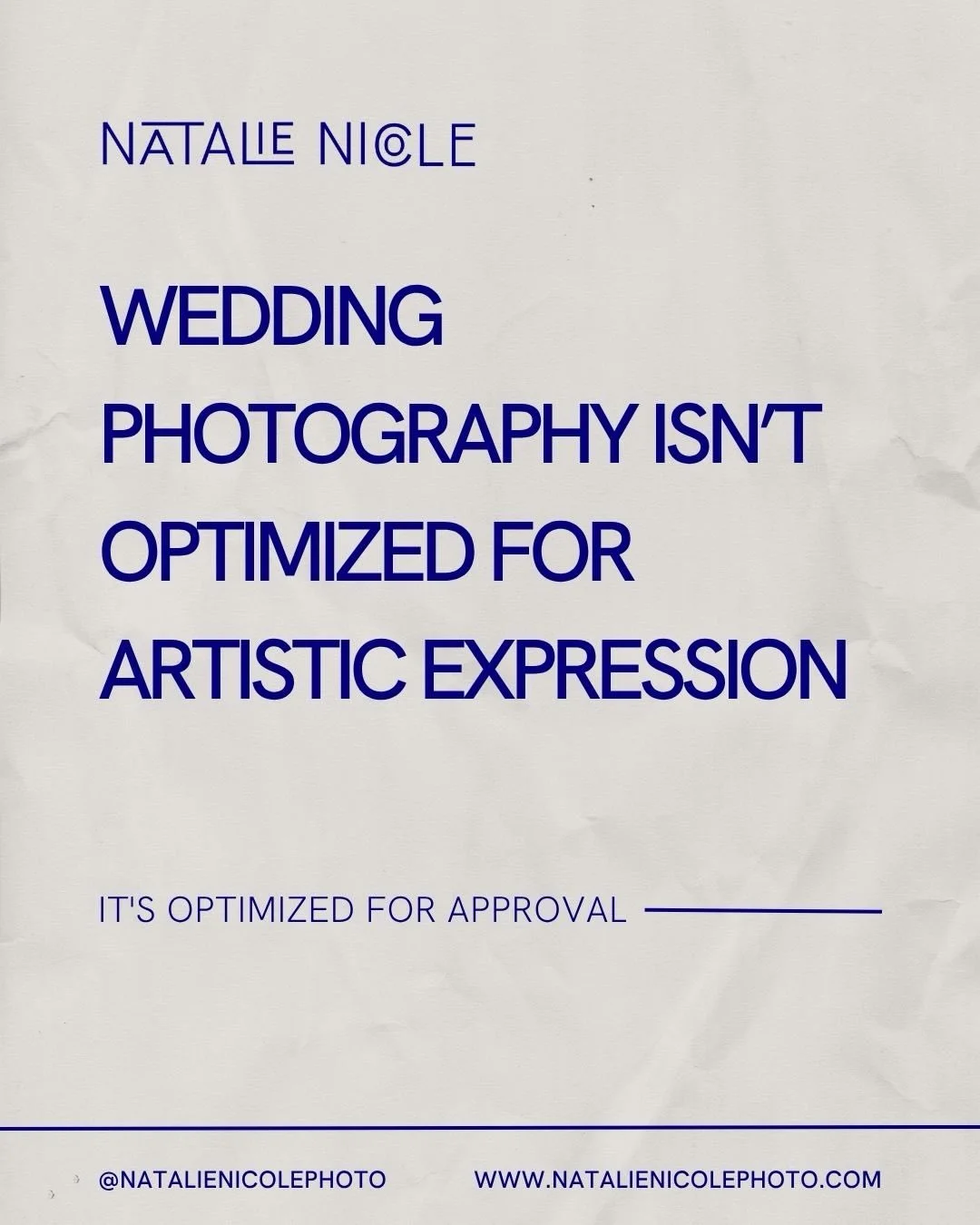 Just because it&rsquo;s taken on film doesn&rsquo;t make it artistic.

Just because it&rsquo;s technically perfect doesn&rsquo;t make it memorable.

Just because it&rsquo;s popular doesn&rsquo;t make it meaningful.

Art isn&rsquo;t a medium.

It&rsqu