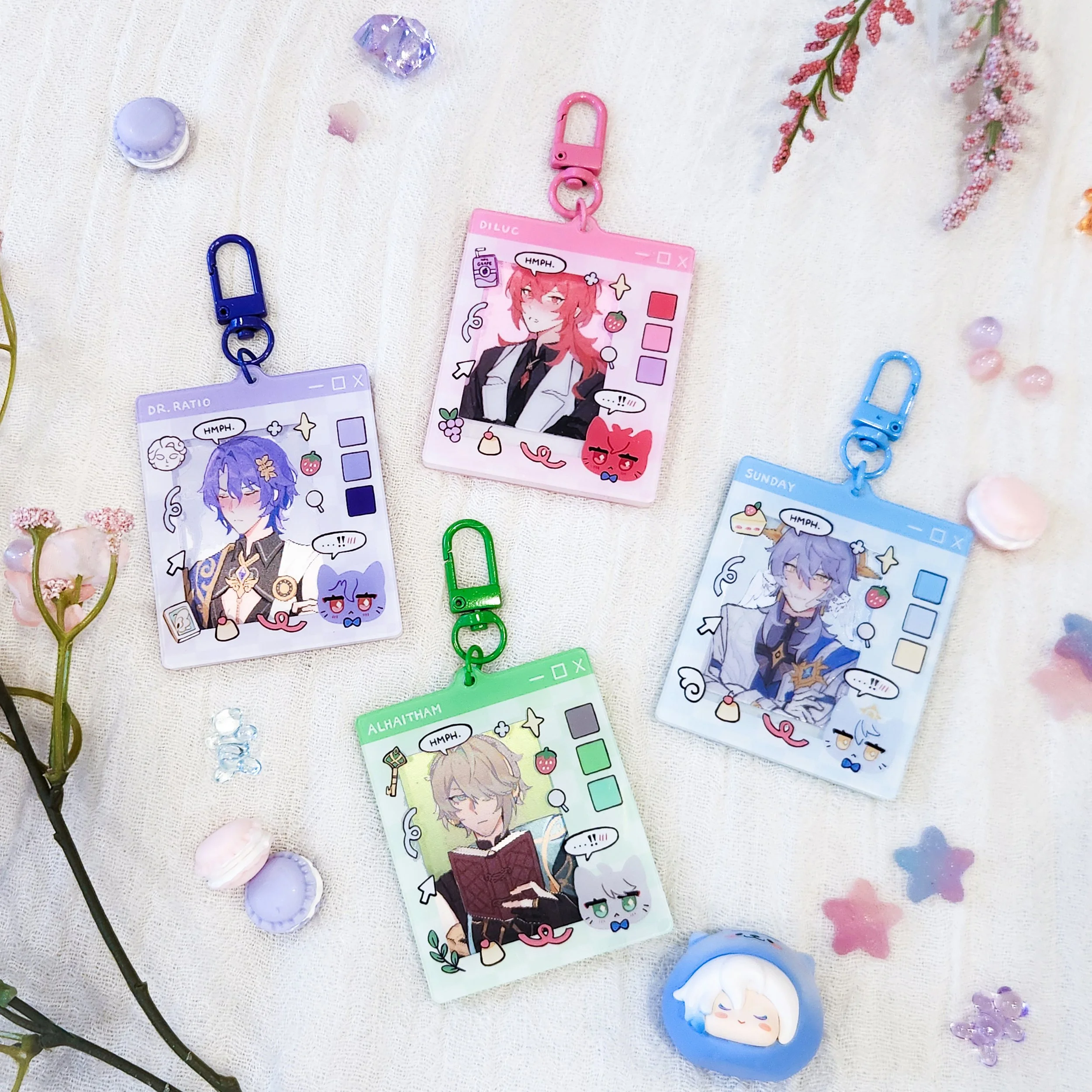 Genshin Impact & Honkai Star Rail | Tsundere 3D Lenticular Charms