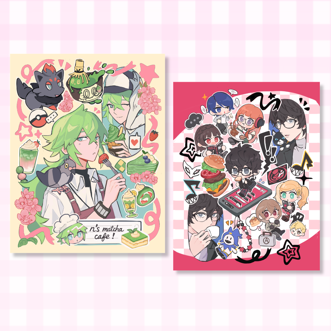 Persona 5, Pokemon | Large Foil Prints