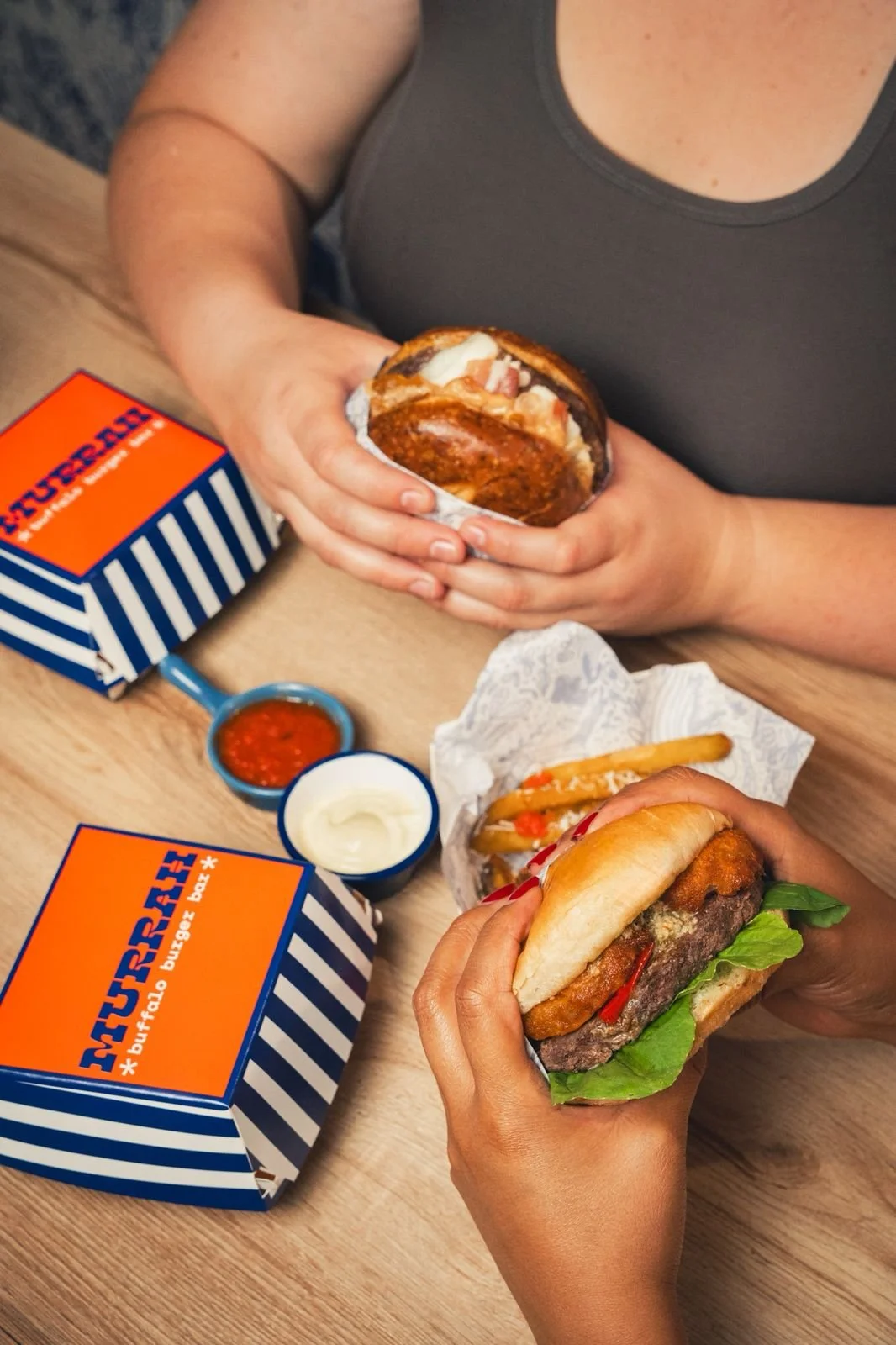 Hamburguesa de Búfalo Murrah