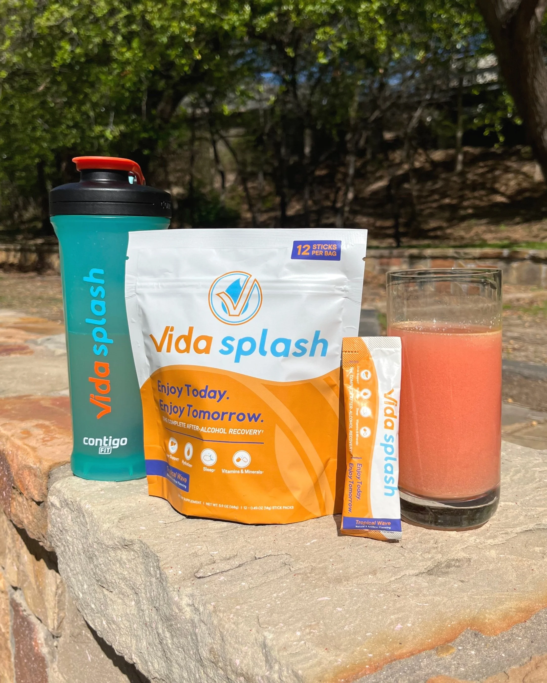 Vida Splash The Complete AfterAlcohol Recovery Drink Mix — Vida