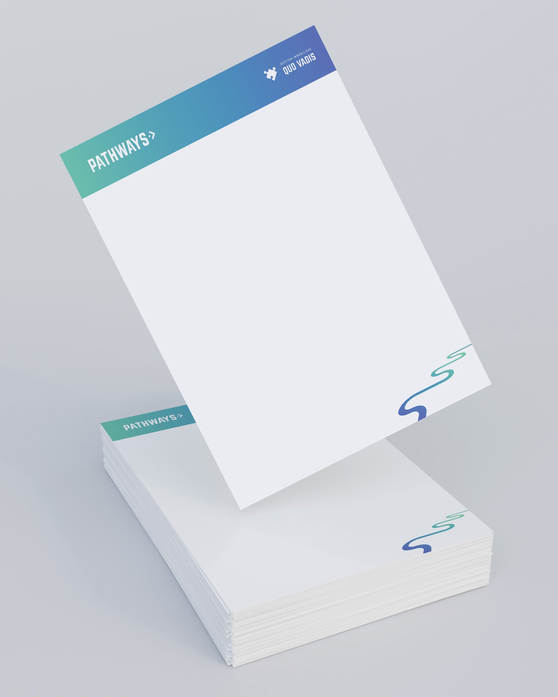 Quo Vadis Pathways | Letterhead Design