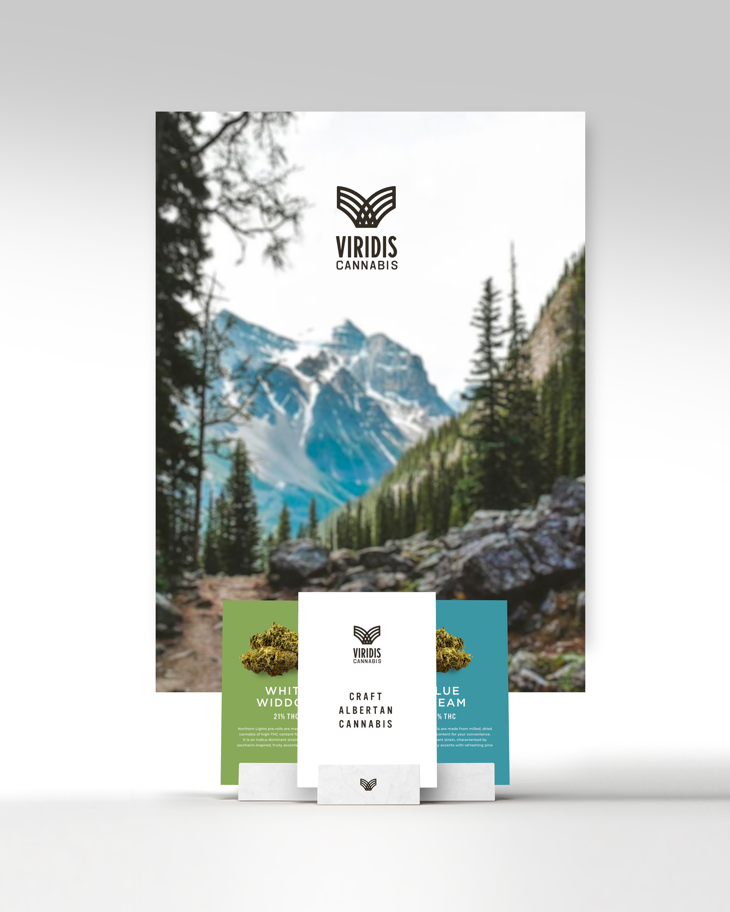 Viridis Cannabis | Merchandising Mockup