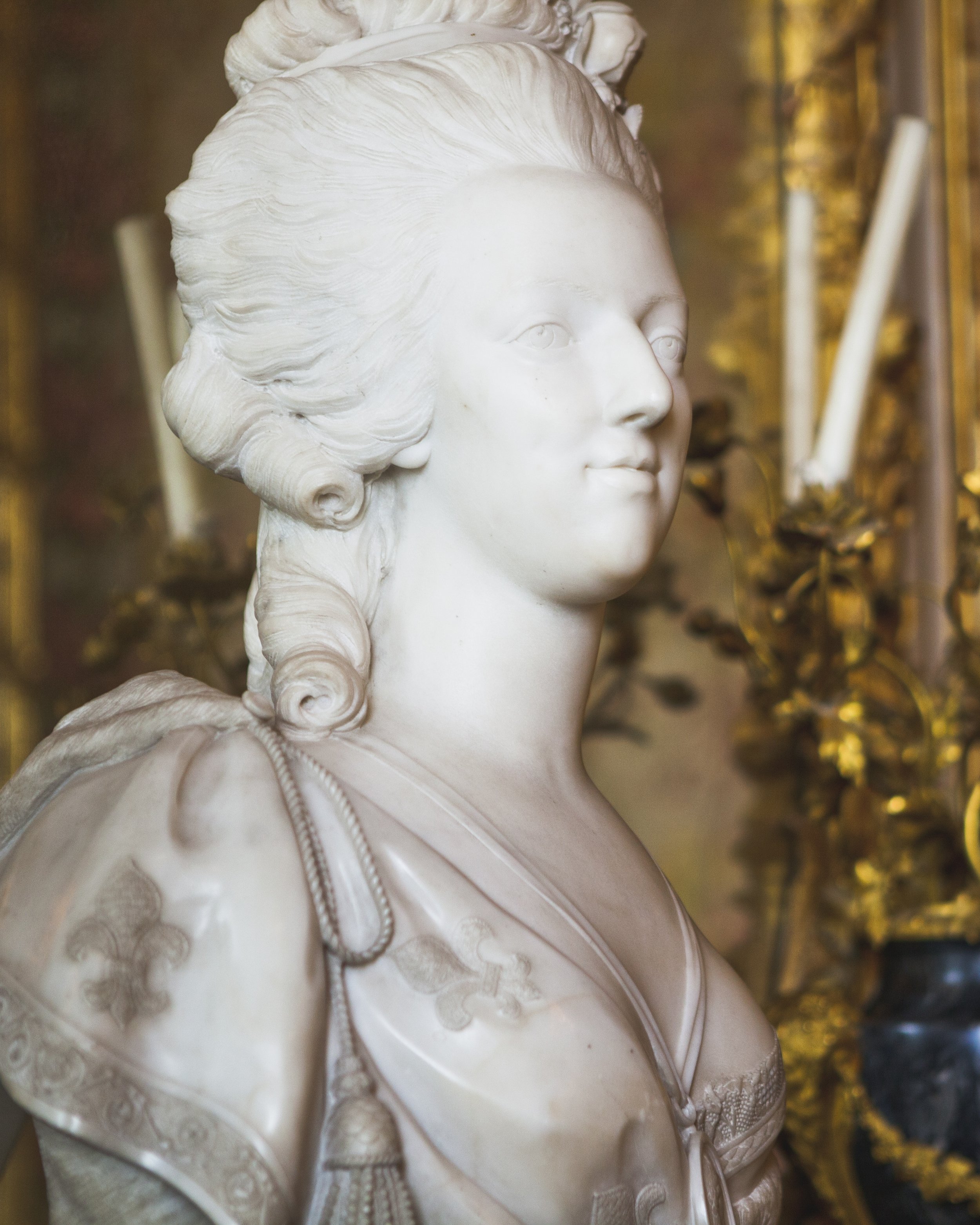 Craftsmanship at Versailles | Marie Antoinette Marble Bust