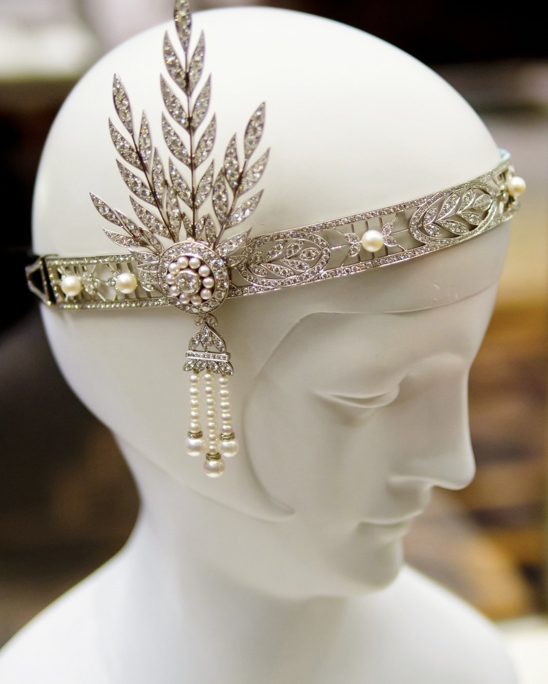 Tiffany & Co. | Great Gatsby Diamond & Pearl Tiara