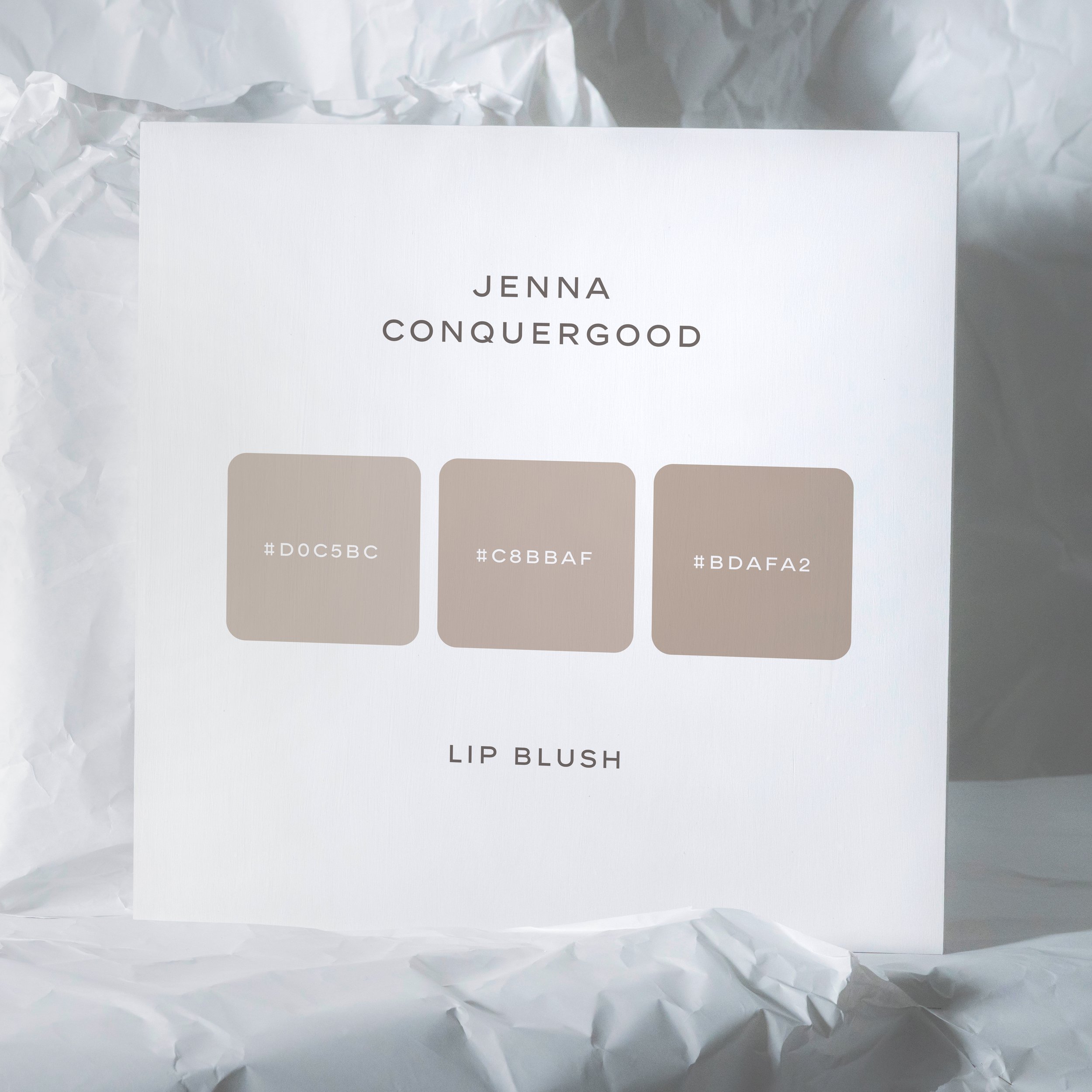 Branding Development | Final Lip Blush Colors