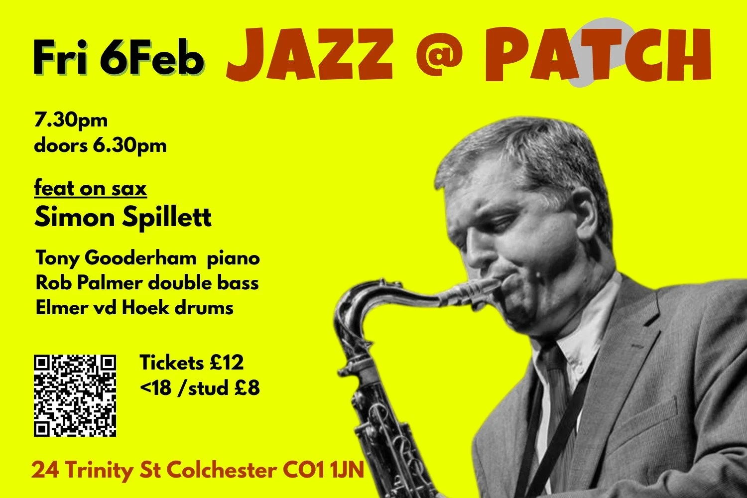 jazz @ patch - ft. Simon Spillett on sax