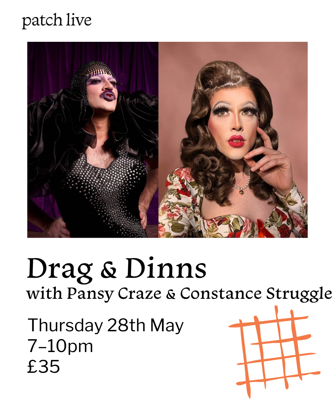 Drag &amp; Dinns with Pansy Craze &amp; Constance Struggle