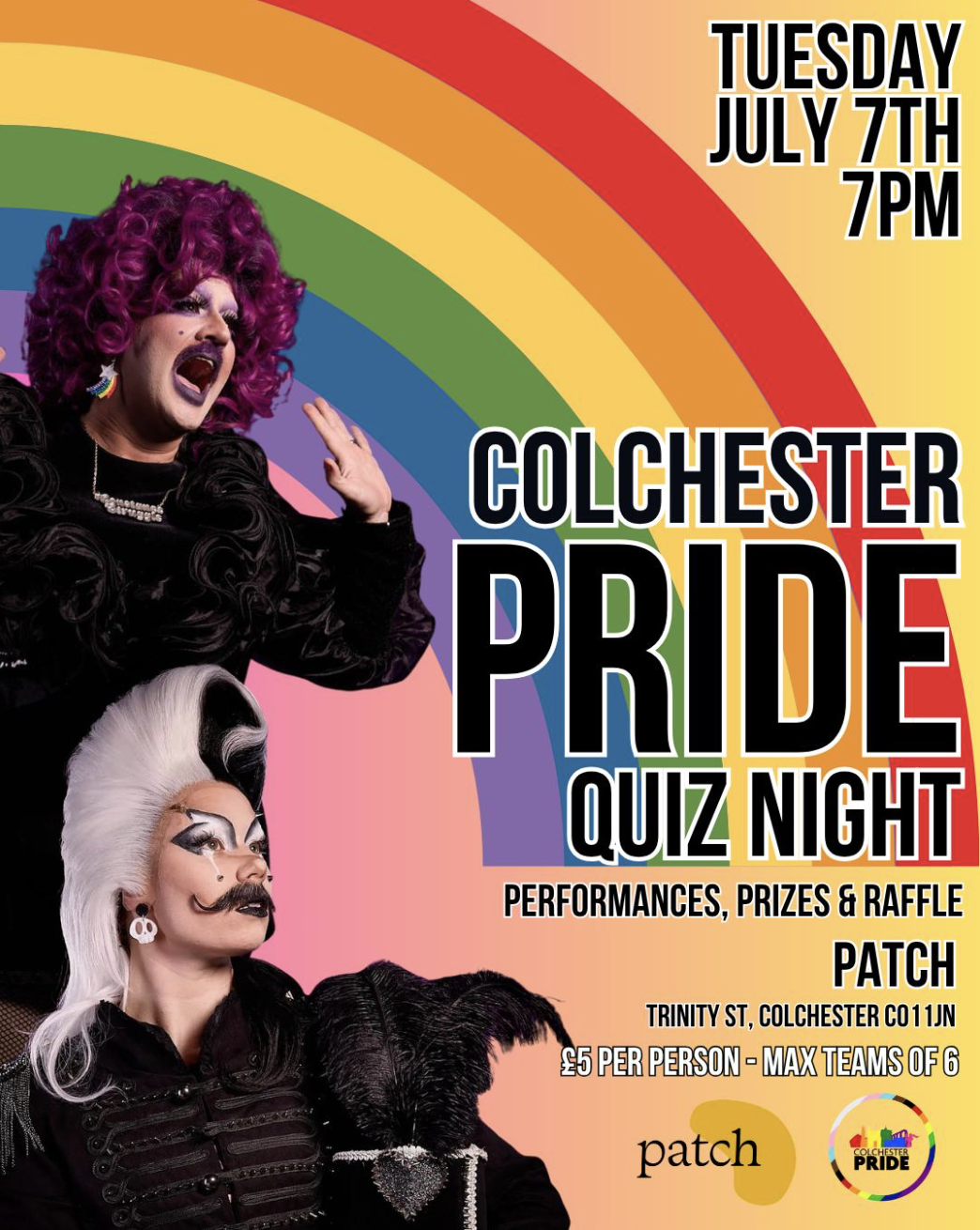 Pride Quiz Night | Tuesday 7 July £5