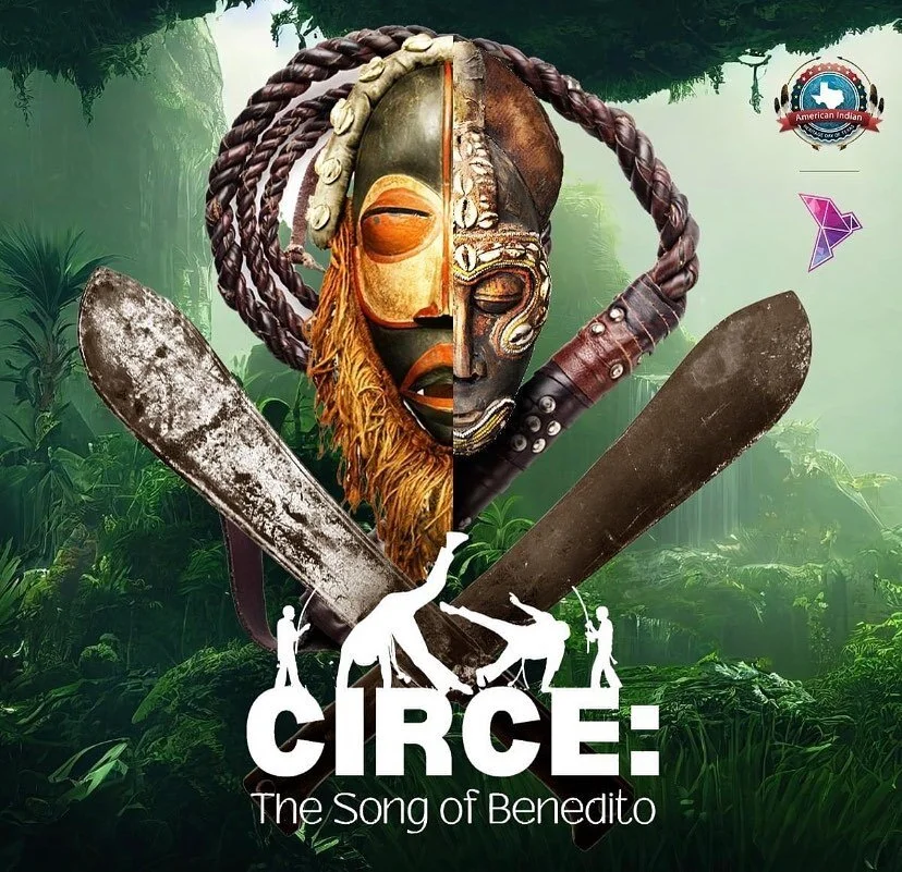 Thank you again to all who made Circe: The Song of Benedito what a success it was.

This show took an unflinching look at the whip and the machete (tools of oppression) and used martial arts and dance to tell a story of how an enslaved people overcam