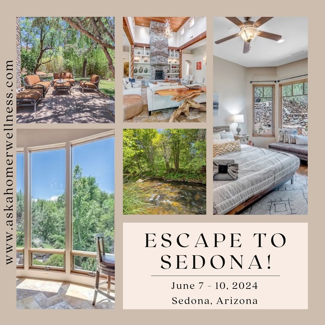 Need a quick, peaceful getaway?

Join me for a transformative journey to Sedona! June 7-10, I will be co-creating a sacred space with a small group of like-minded women.

This retreat is for YOU if:

🌸You&rsquo;re tired of feeling tired and/or overw