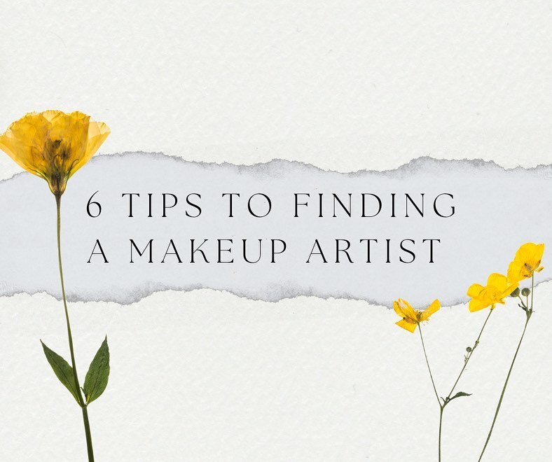 Hello future brides! 

This post is to help you all in your search for the perfect makeup artist for your wedding day 💍! Choosing a makeup artist is often one of the last vendors a lot of brides think about booking before their big day 😱! This can 