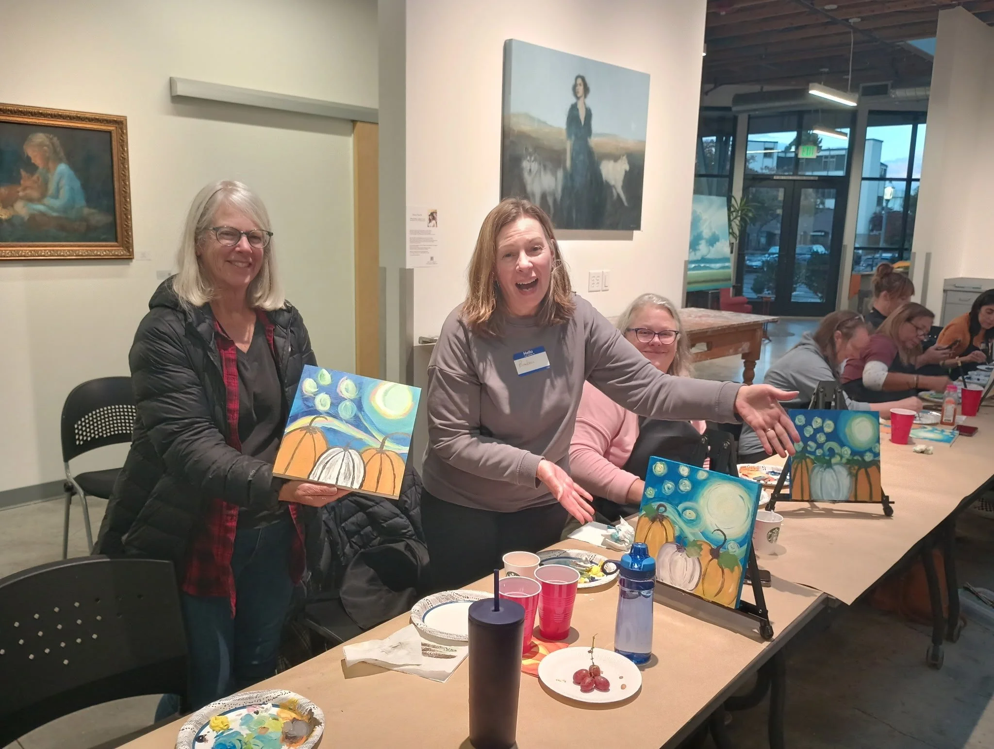 Caregivers Take a Creative Break — Our Free Paint Night Was a Full-House Success!