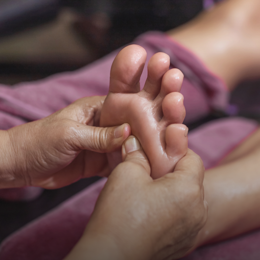 REFLEXNÁ MASÁŽ CHODIDLA