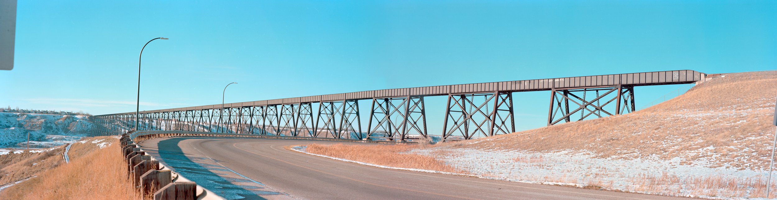 A two 6 x 12 photo stitch panorama, Lethbridge Viaduct