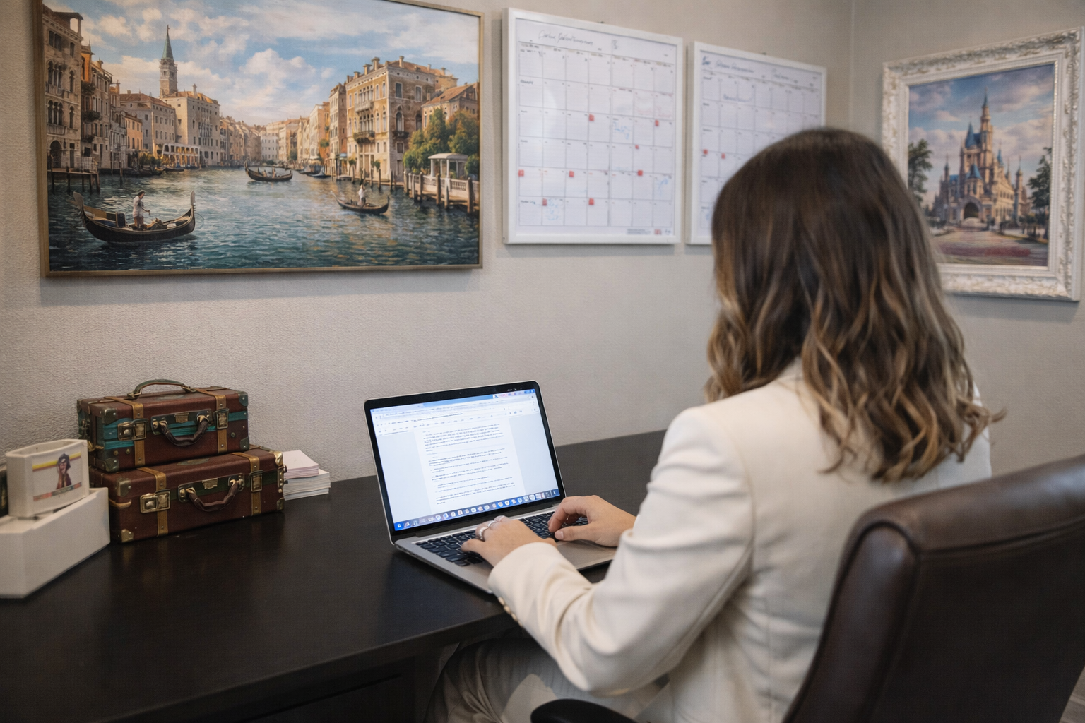 Booking with a travel agent