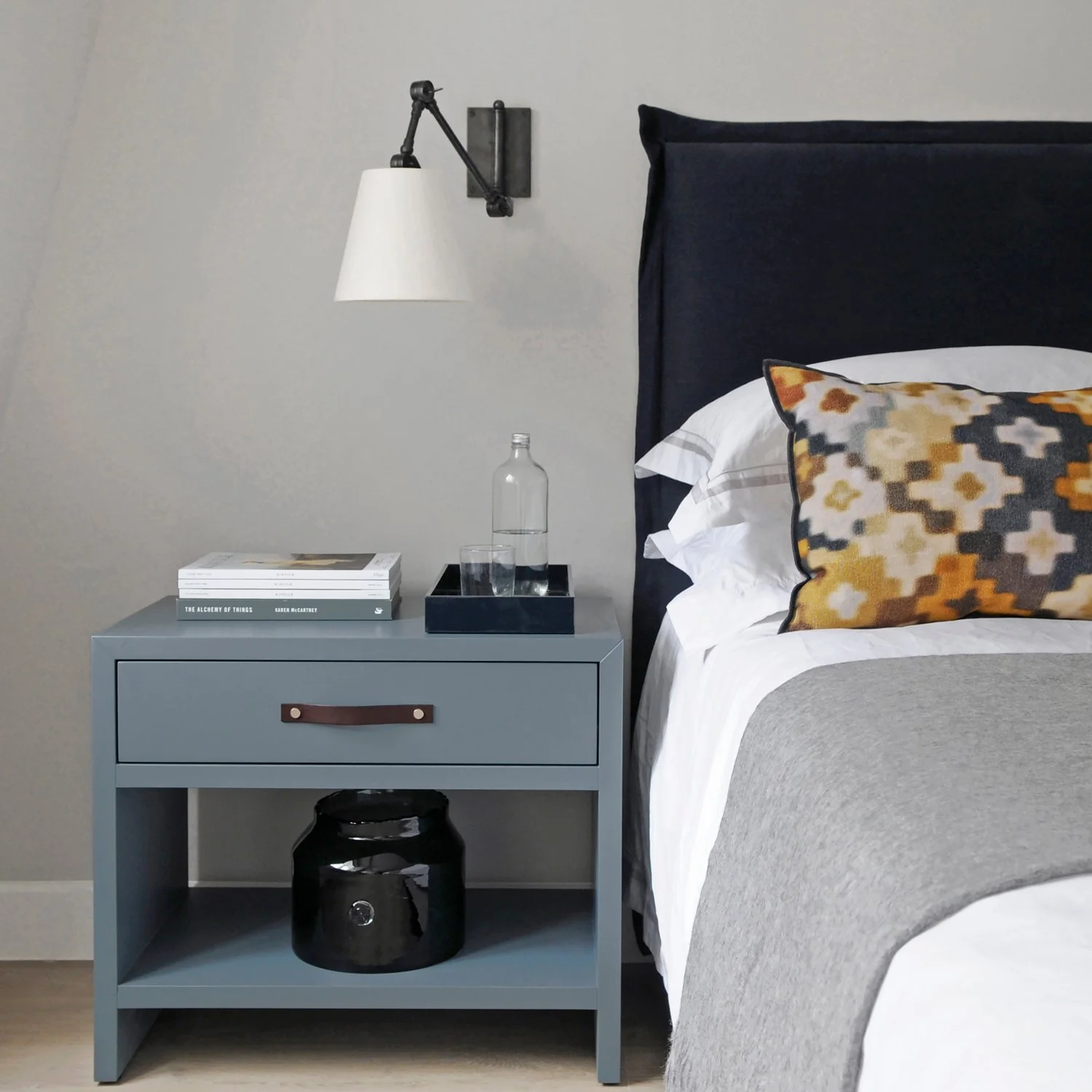 Double Drawer Bedside Table — th2designs | Relaxed Luxury Interiors